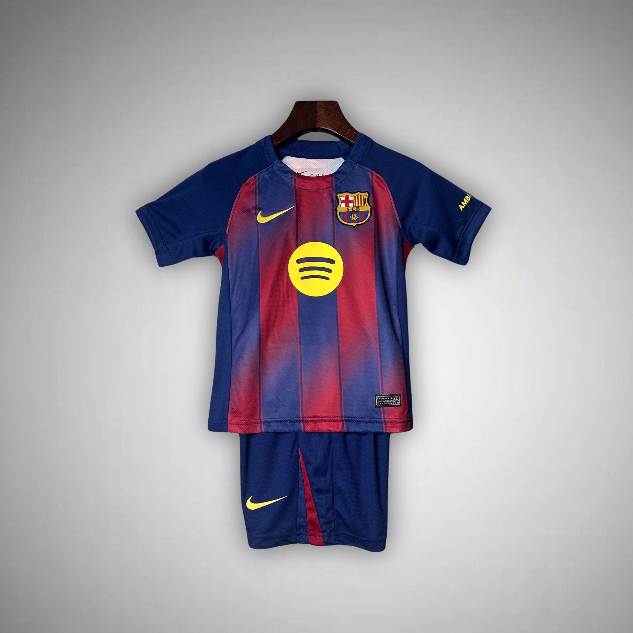 25/26 FC Barcelona Home Kids Size Kit from FootballPrestige.club