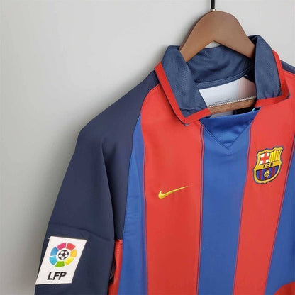 03/04 FC Barcelona Home Kit from FootballPrestige.com - Premium Football Kits