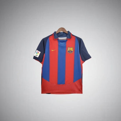 03/04 FC Barcelona Home Kit from FootballPrestige.com - Premium Football Kits