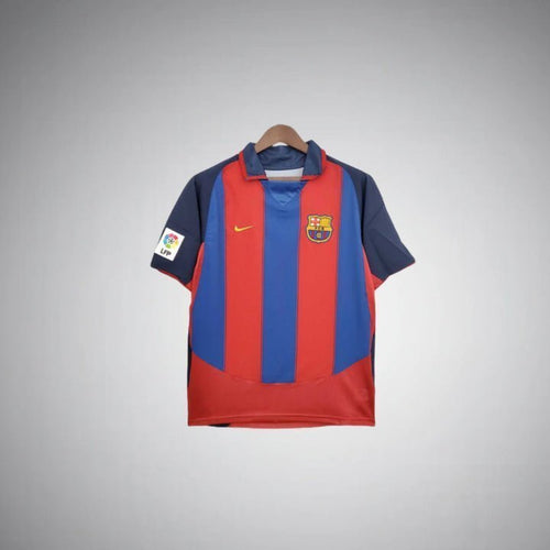 03/04 FC Barcelona Home Kit from FootballPrestige.com - Premium Football Kits