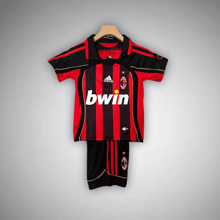 06/07 AC Milan Home Kids Size Kit from FootballPrestige.com - Premium Football Kits