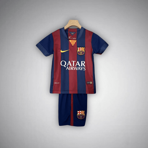 14/15 FC Barcelona Home Kids Size Kit from FootballPrestige.com - Premium Football Kits