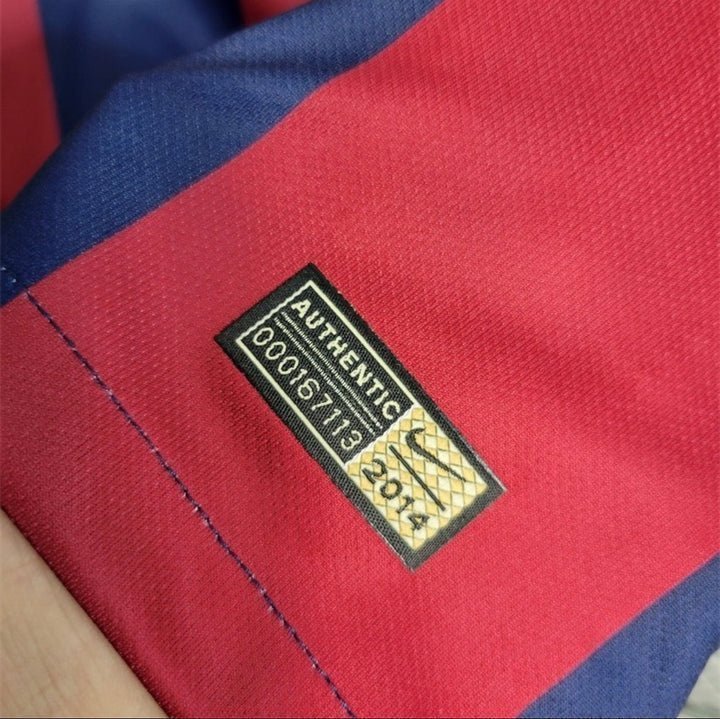 14/15 FC Barcelona Home Kit from FootballPrestige.com - Premium Football Kits