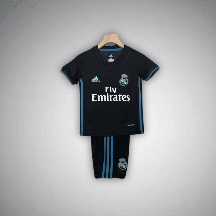 17/18 Real Madrid Away Premium Kids Size Kit from FootballPrestige.com - Premium Football Kits