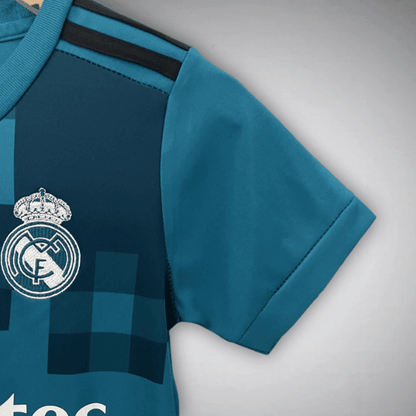 17/18 Real Madrid Third Premium Kids Size Kit from FootballPrestige.com - Premium Football Kits