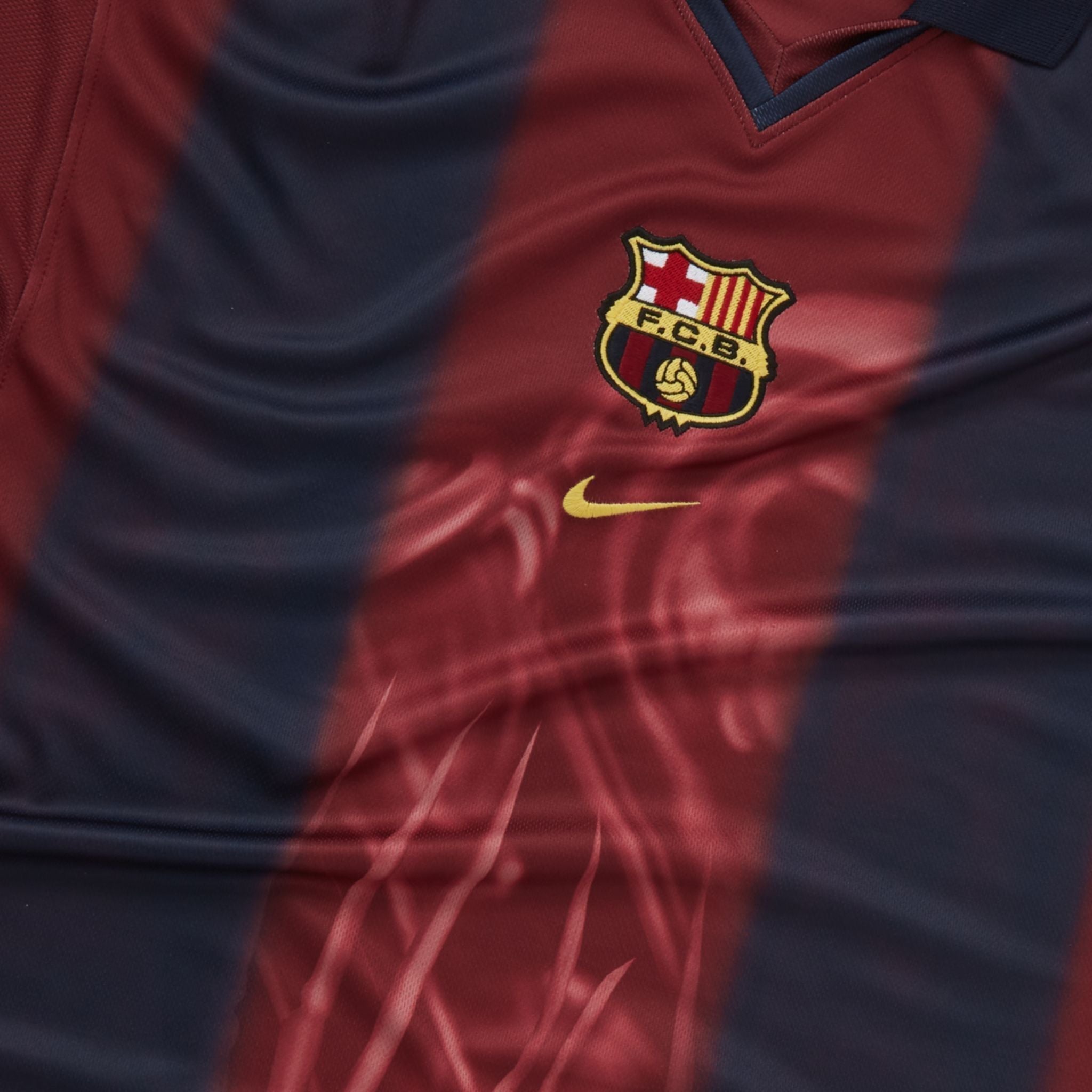 2000/01 FC Barcelona Retro x Cactus Jack Limited Edition Home Kit from FootballPrestige.com - Premium Football Kits