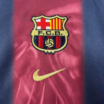 2000/01 FC Barcelona Retro x Cactus Jack Limited Edition Kids Size Home Kit from FootballPrestige.com - Premium Football Kits