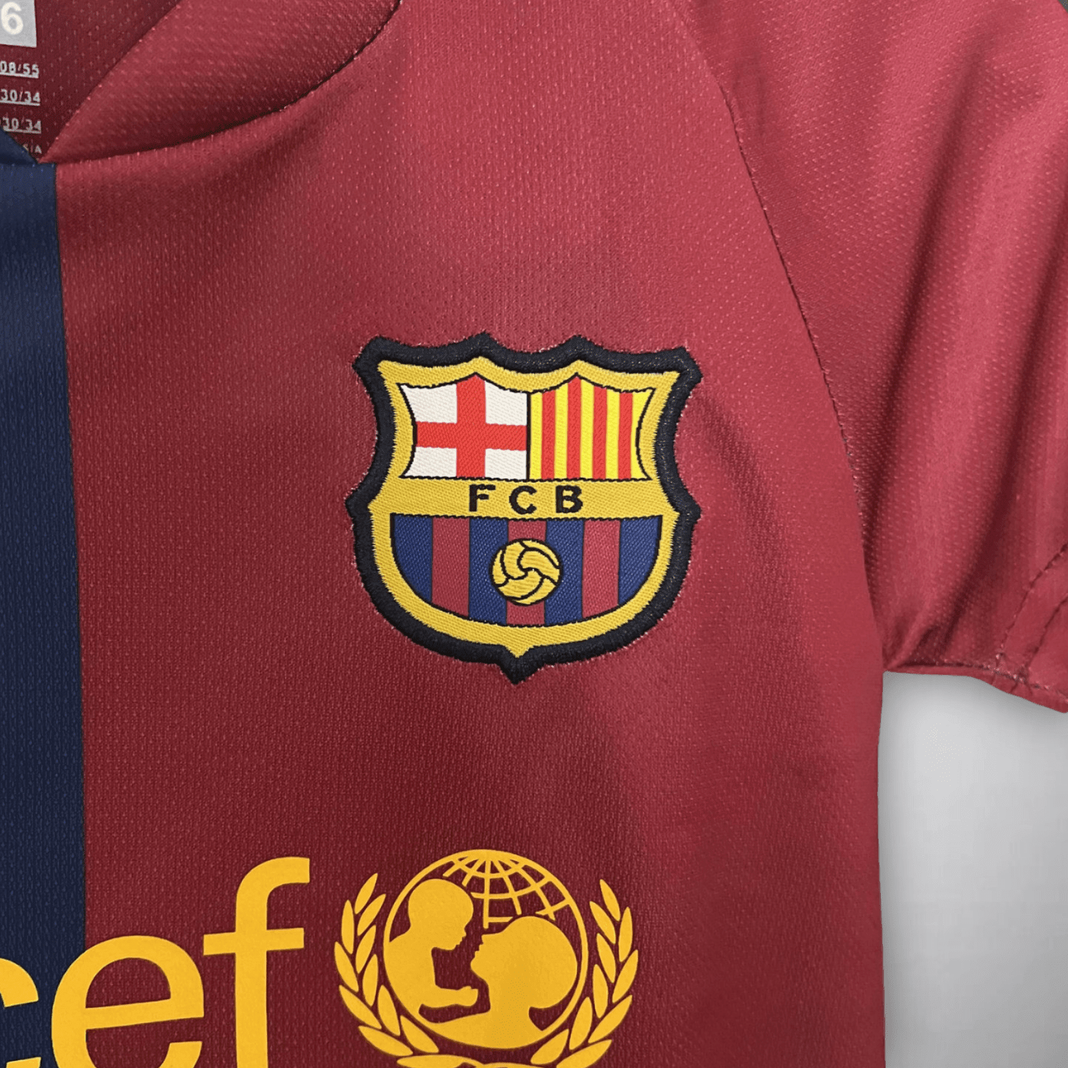 2009 FC Barcelona UCL Final Kids Size Kit from FootballPrestige.com - Premium Football Kits