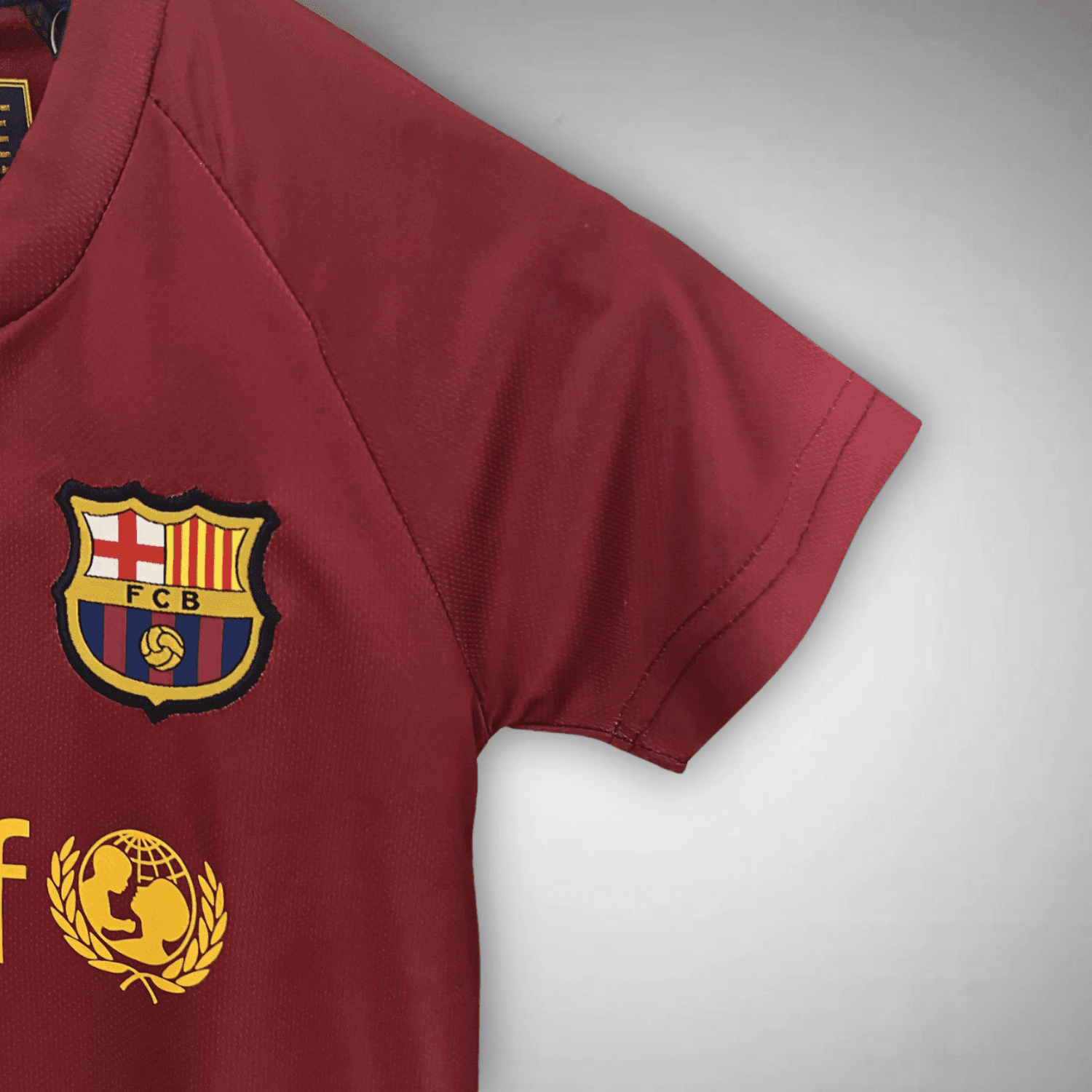 2009 FC Barcelona UCL Final Kids Size Kit from FootballPrestige.com - Premium Football Kits