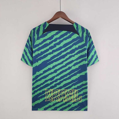 2022 Brazil Pre - match Kit from FootballPrestige.com - Premium Football Kits