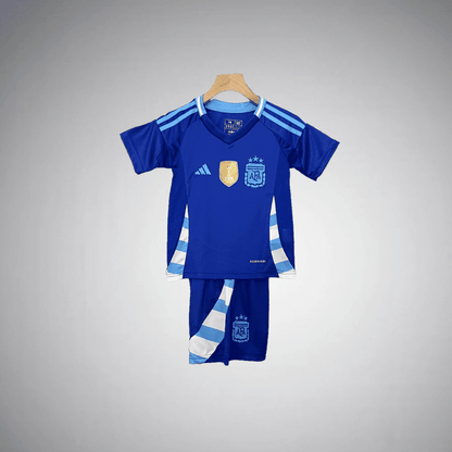 2024 Argentina Away Kids Size Kit from FootballPrestige.com - Premium Football Kits