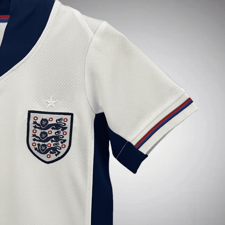 2024 England Home Kids Size Kit from FootballPrestige.com - Premium Football Kits