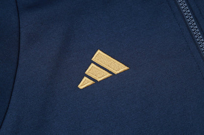2024 Italy Dark Blue Premium Tracksuit from FootballPrestige.com - Premium Football Kits