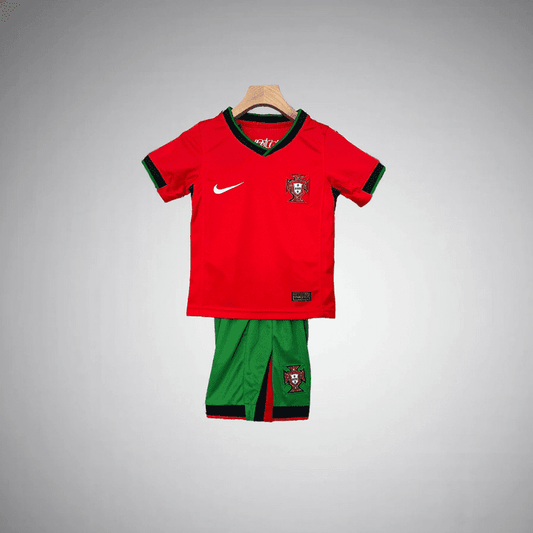 2024 Portugal Home Kids Size Kit from FootballPrestige.com - Premium Football Kits
