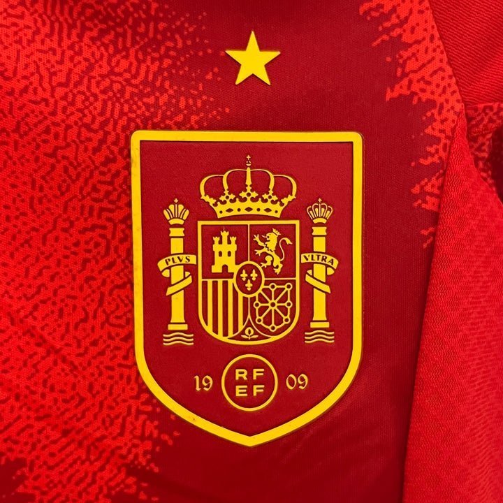 2024 Spain Home Kids Size Kit from FootballPrestige.com - Premium Football Kits