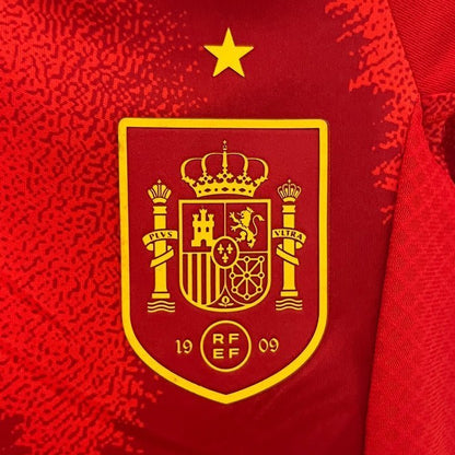 2024 Spain Home Kids Size Kit from FootballPrestige.com - Premium Football Kits