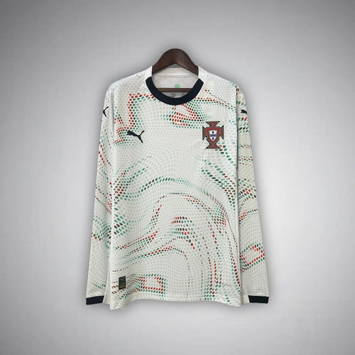 2025 Portugal Away Long Sleeve Kit from FootballPrestige.com - Premium Football Kits