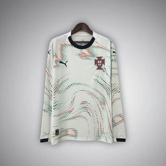 2025 Portugal Away Long Sleeve Kit from FootballPrestige.com - Premium Football Kits