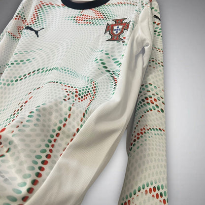 2025 Portugal Away Long Sleeve Kit from FootballPrestige.com - Premium Football Kits