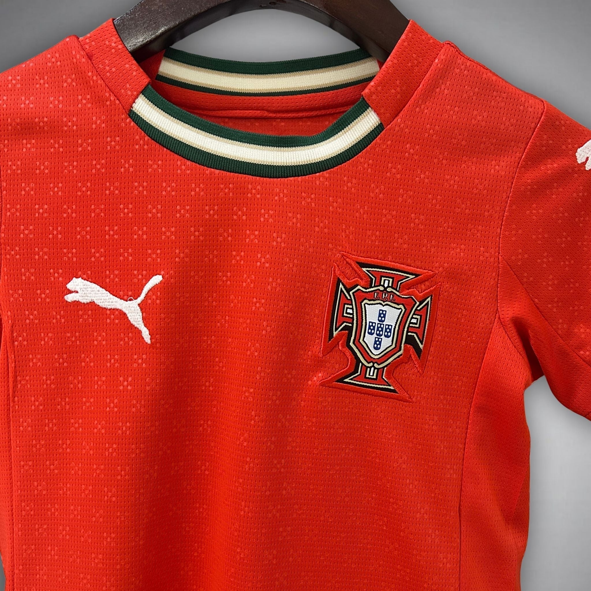 2025 Portugal Home Kids Size Kit from FootballPrestige.com - Premium Football Kits