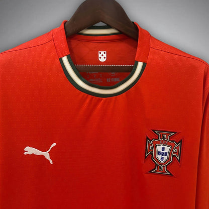 2025 Portugal Home Long Sleeve Kit from FootballPrestige.com - Premium Football Kits
