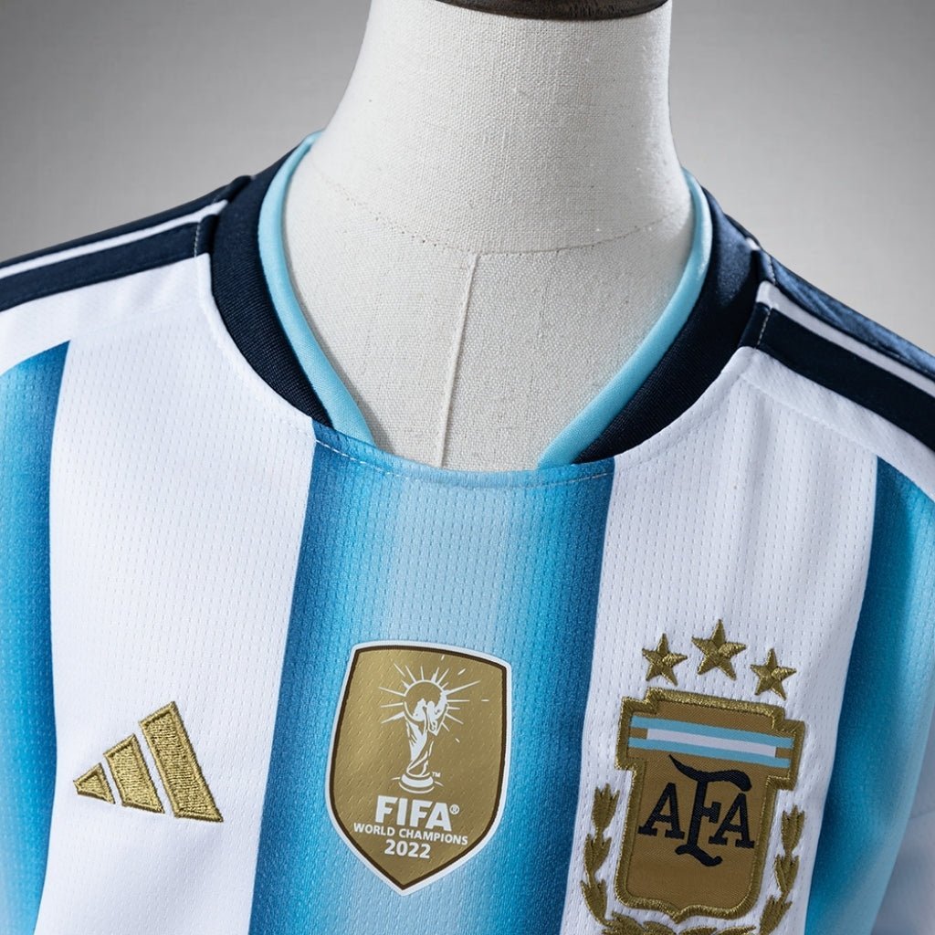 2026 Argentina Home Kids Size Kit from FootballPrestige.com - Premium Football Kits
