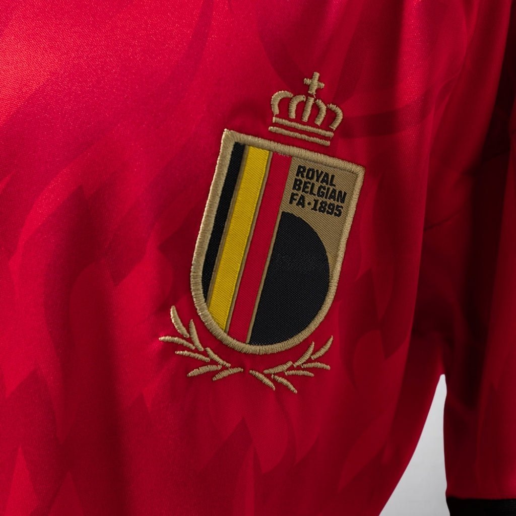 2026 Belgium Home Kids Size Kit from FootballPrestige.com - Premium Football Kits
