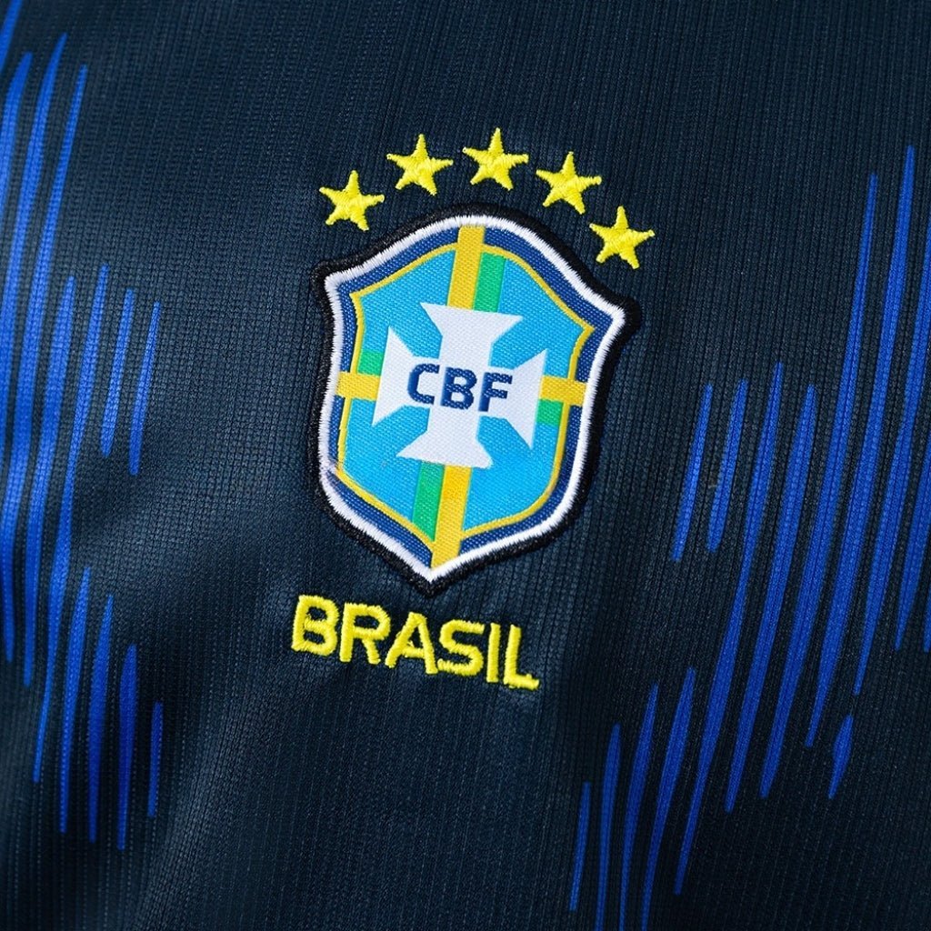 2026 Brazil Away Kids Size Kit from FootballPrestige.com - Premium Football Kits