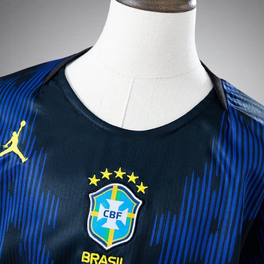 2026 Brazil Away Kids Size Kit from FootballPrestige.com - Premium Football Kits