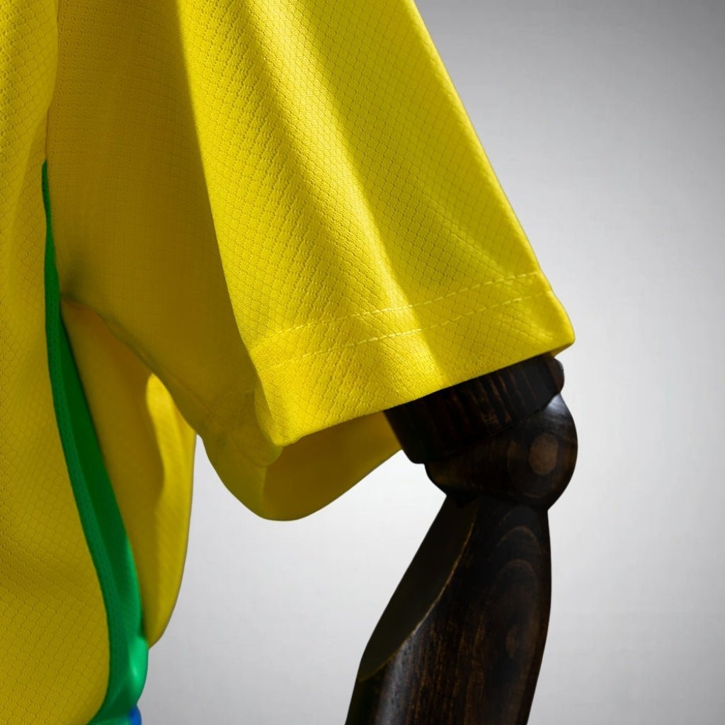 2026 Brazil Home Kids Size Kit from FootballPrestige.com - Premium Football Kits