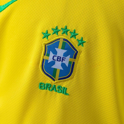 2026 Brazil Home Kids Size Kit from FootballPrestige.com - Premium Football Kits