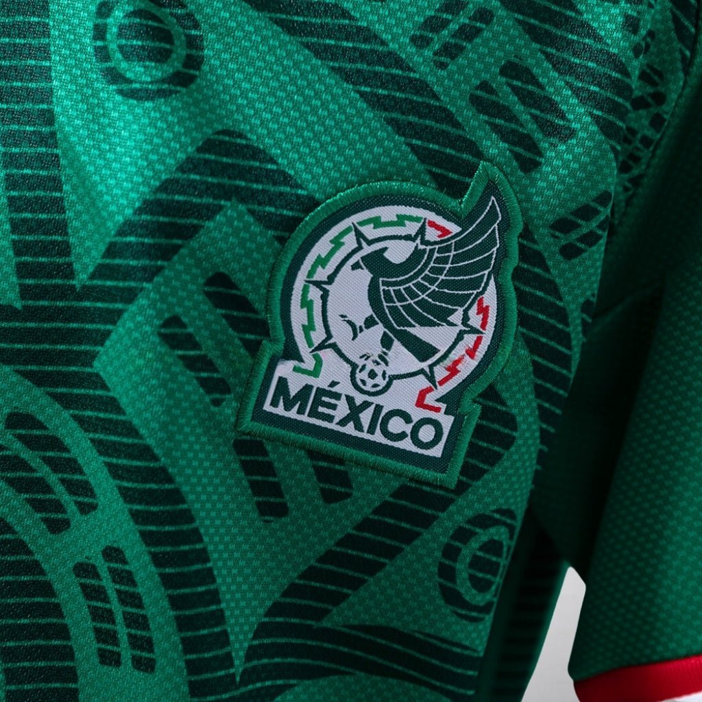 2026 Mexico Home Kids Size Kit from FootballPrestige.com - Premium Football Kits