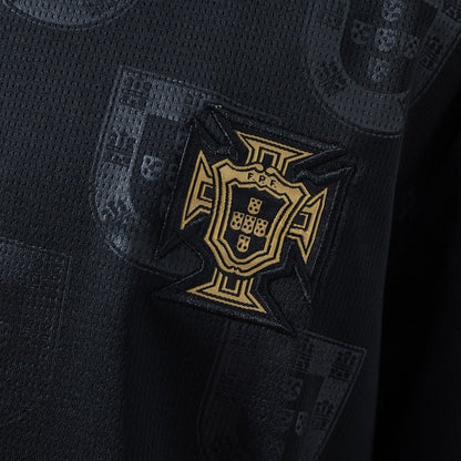 2026 Portugal "Black Panther" Kids Size Kit from FootballPrestige.com - Premium Football Kits