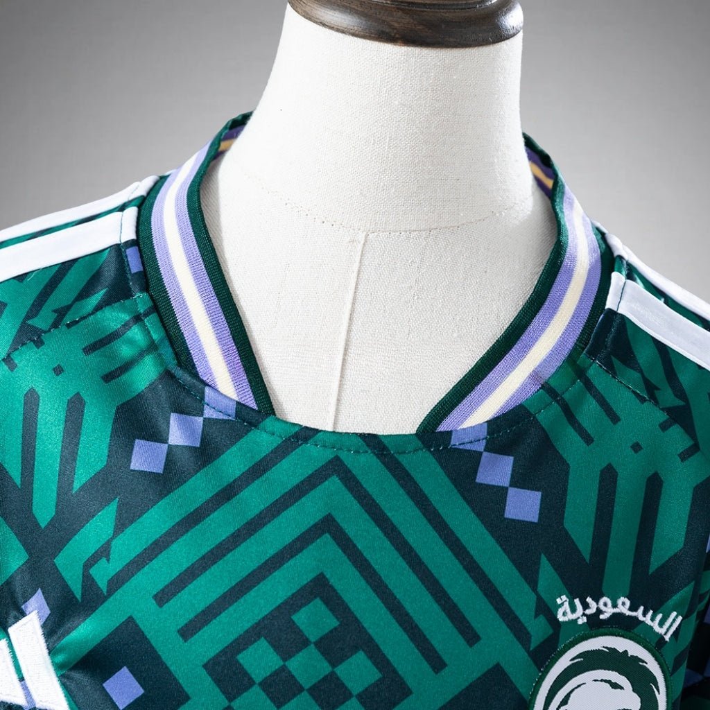 2026 Saudi Arabia Home Kids Size Kit from FootballPrestige.com - Premium Football Kits