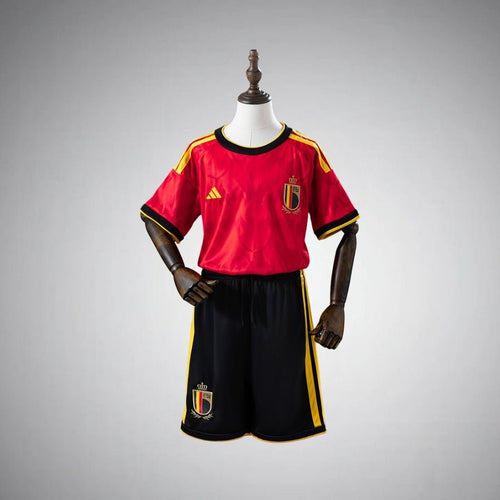 2026 Spain Home Kids Size Kit from FootballPrestige.com - Premium Football Kits