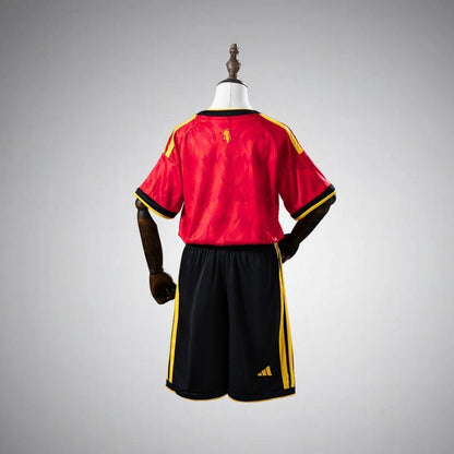 2026 Spain Home Kids Size Kit from FootballPrestige.com - Premium Football Kits