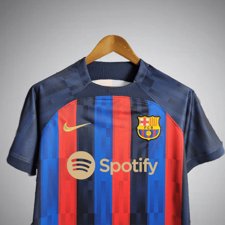 22/23 FC Barcelona Home Kit from FootballPrestige.com - Premium Football Kits
