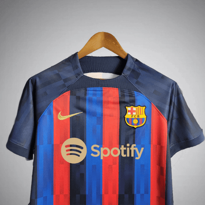 22/23 FC Barcelona Home Kit from FootballPrestige.com - Premium Football Kits