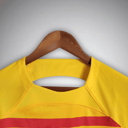 23/24 FC Barcelona Long Sleeve Away Kit from FootballPrestige.com - Premium Football Kits