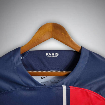 23/24 PSG Home Long Sleeve Kit from FootballPrestige.com - Premium Football Kits