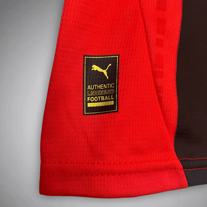 24/25 AC Milan Home Kids Size Kit from FootballPrestige.com - Premium Football Kits