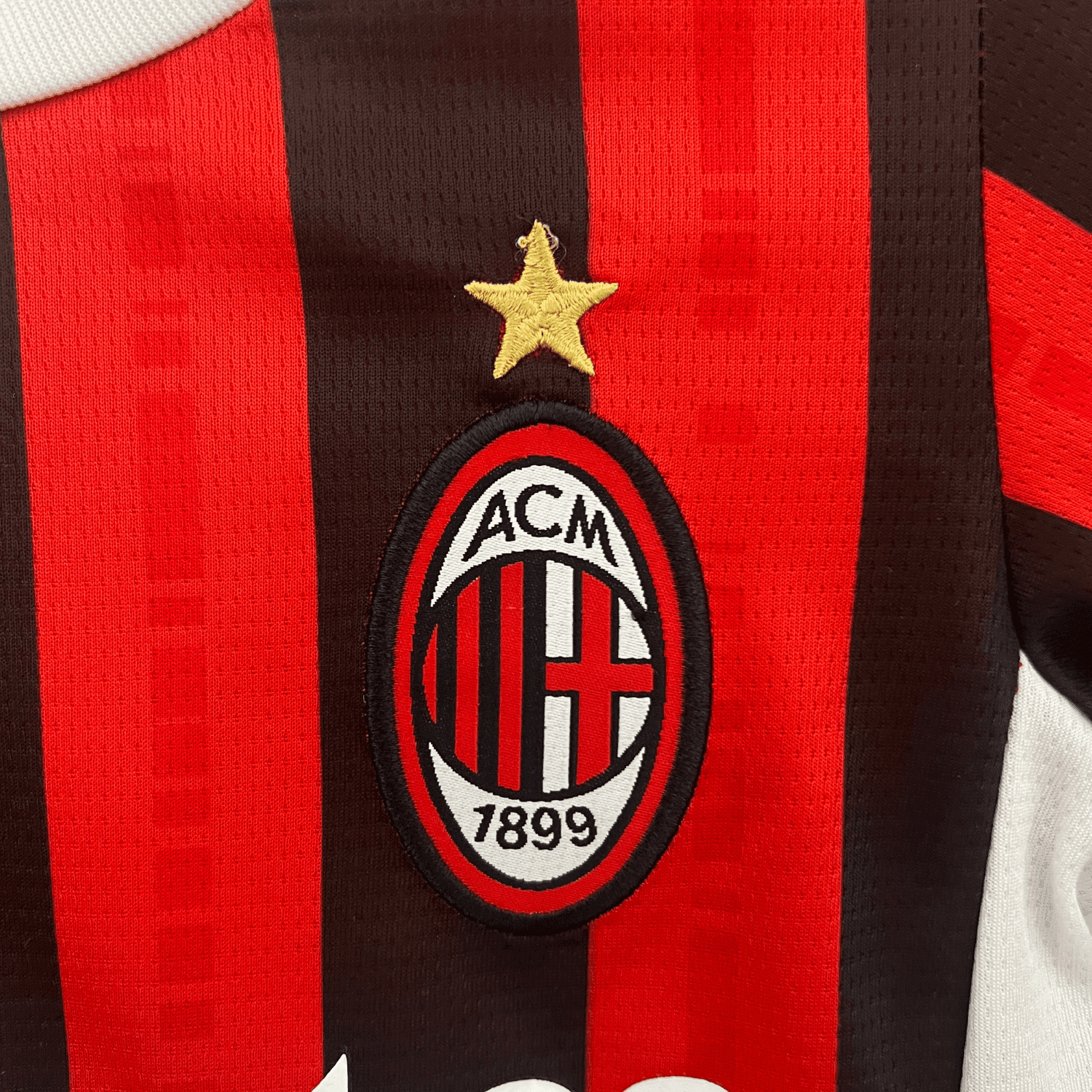 24/25 AC Milan Home Kids Size Kit from FootballPrestige.com - Premium Football Kits