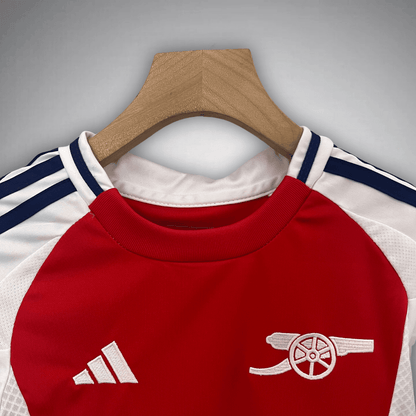 24/25 Arsenal Home Kids Size Kit from FootballPrestige.com - Premium Football Kits