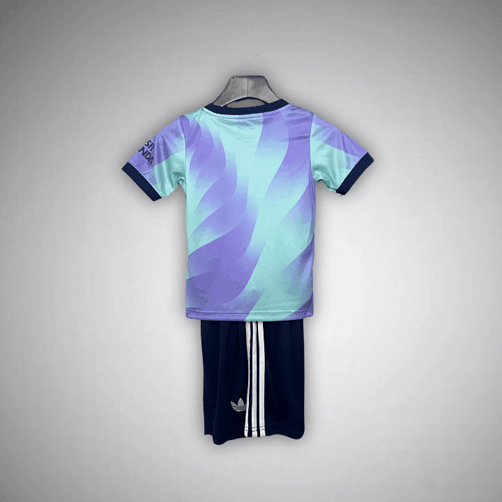 24/25 Arsenal Third Kids Size Kit from FootballPrestige.com - Premium Football Kits