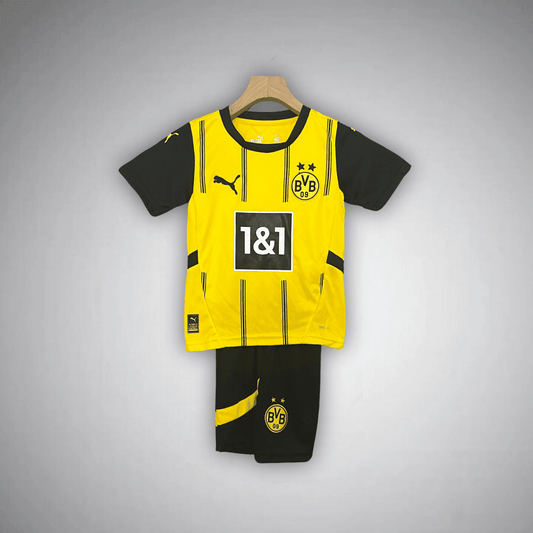 24/25 Borussia Dortmund Home Kids Size Kit from FootballPrestige.com - Premium Football Kits