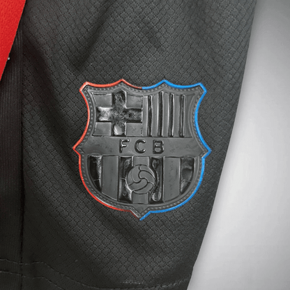 24/25 FC Barcelona Away Kids Size Kit from FootballPrestige.com - Premium Football Kits