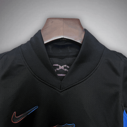 24/25 FC Barcelona Away Kids Size Kit from FootballPrestige.com - Premium Football Kits