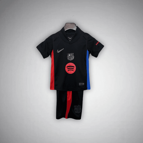 24/25 FC Barcelona Away Kids Size Kit from FootballPrestige.com - Premium Football Kits