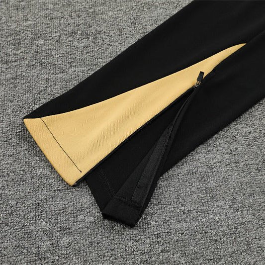 24/25 FC Barcelona Training Gold Tracksuit from FootballPrestige.com - Premium Football Kits