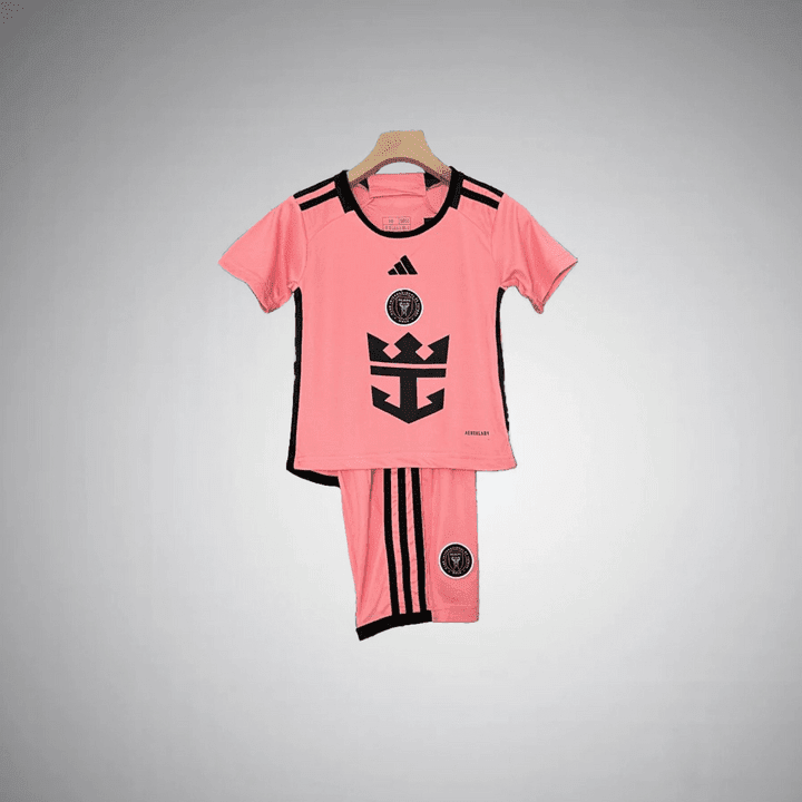 24/25 Inter Miami Home Kids Size Kit from FootballPrestige.com - Premium Football Kits